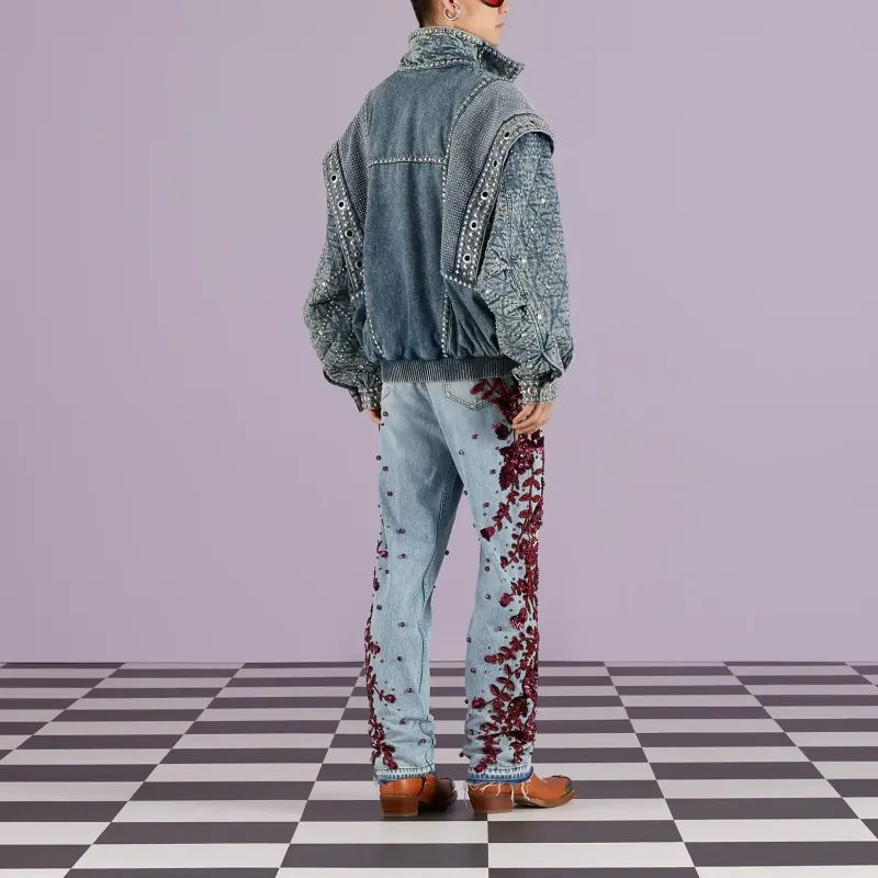 GUCCI Jeans Men Light Blue-2