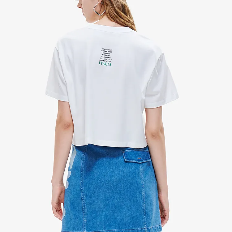 FILA T-Shirt Women's Flowing Year White-2