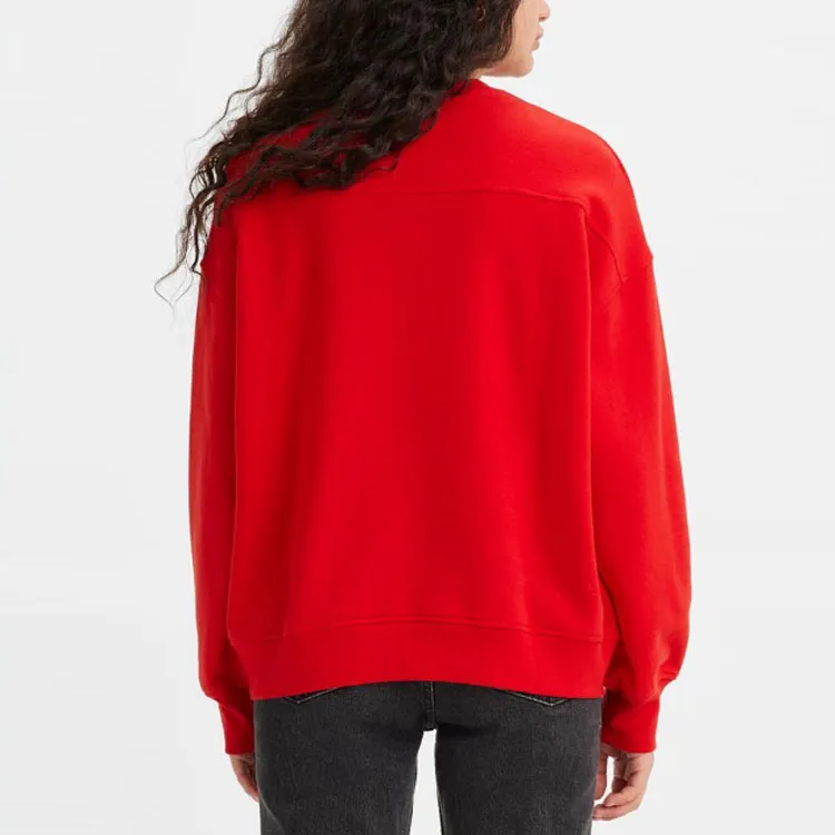 Levis Sweatshirts Women's Red-3