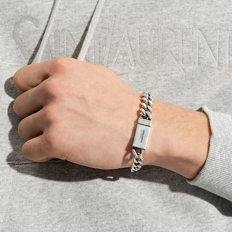 SAINT LAURENT Curb Chain Bracelet-1