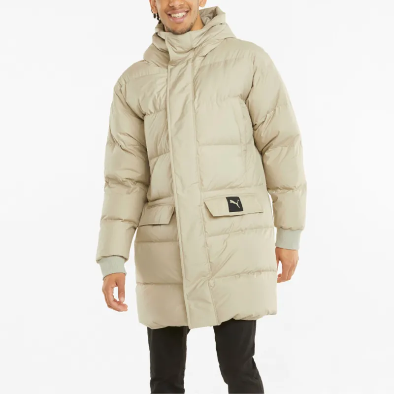 PUMA Down Jacket Winter Men's Khaki-3