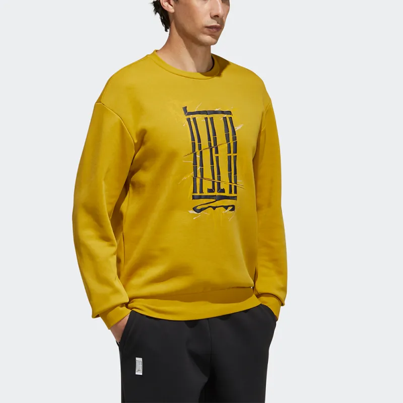 Adidas Wuji Series Sweatshirts Men Gold-3
