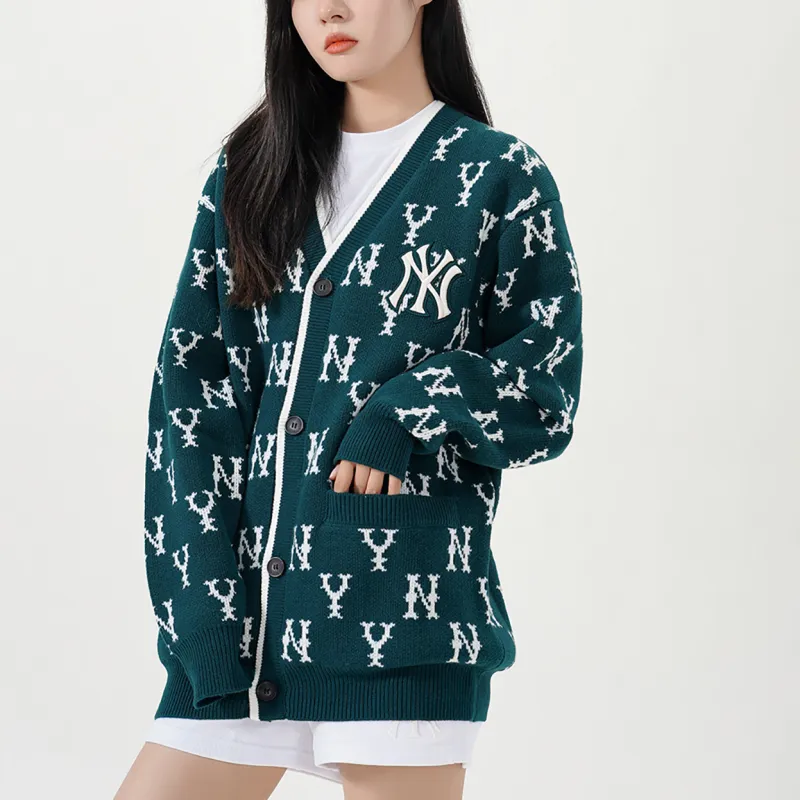 MLB Base Logo Sweaters Unisex Green-2