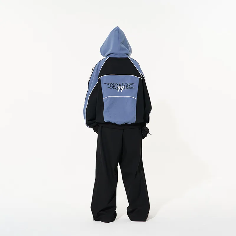 BLINDNOPLAN BLIND NO PLAN Vanguard Hooded Loose Fit Sweatshirt Spring And Autumn Unisex-3