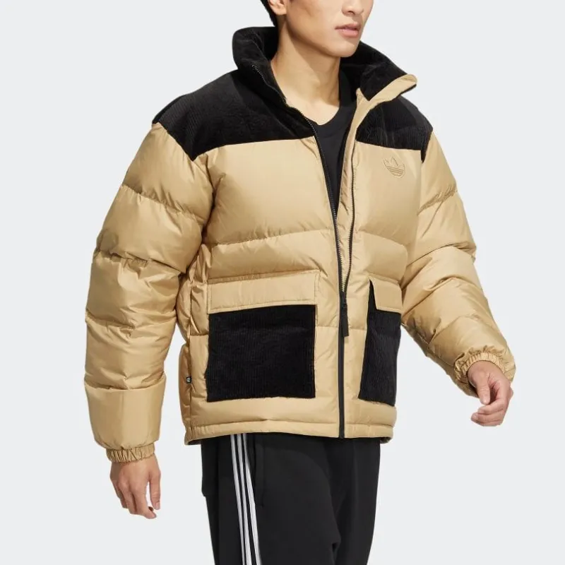 Adidas Originals STREET DOWN Down Jacket Men's Brown-3