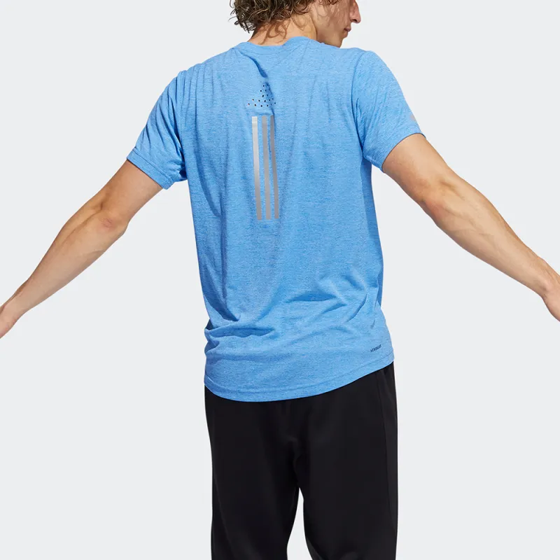 Adidas T Shirts Men Sky Blue-1