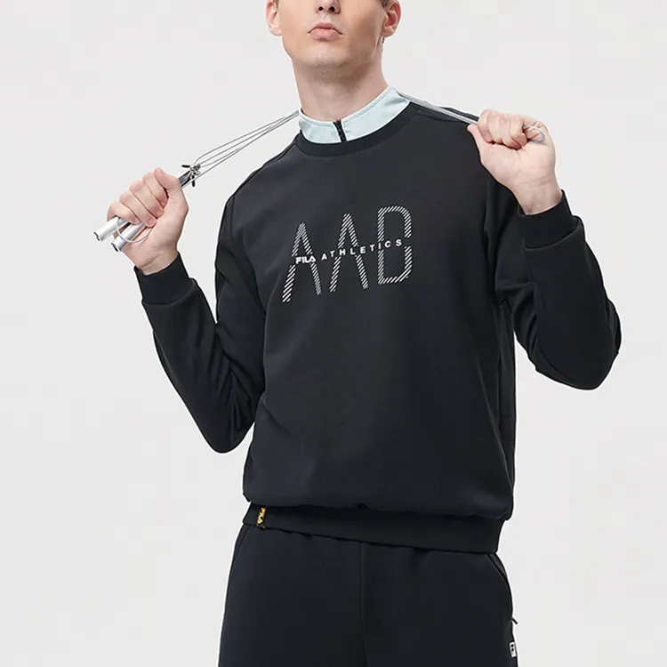 FILA Athletics Sweatshirts Men Pitch Black-5