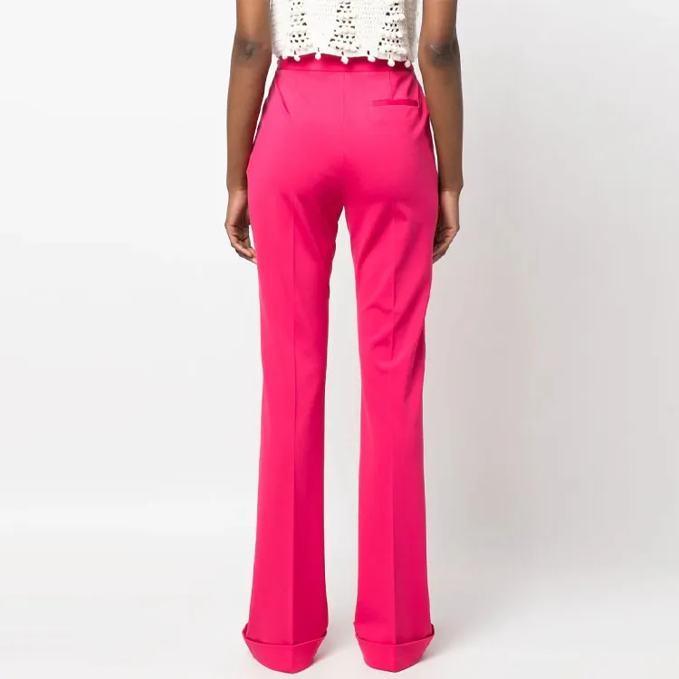 PINKO Pressed crease High waist Trousers-2