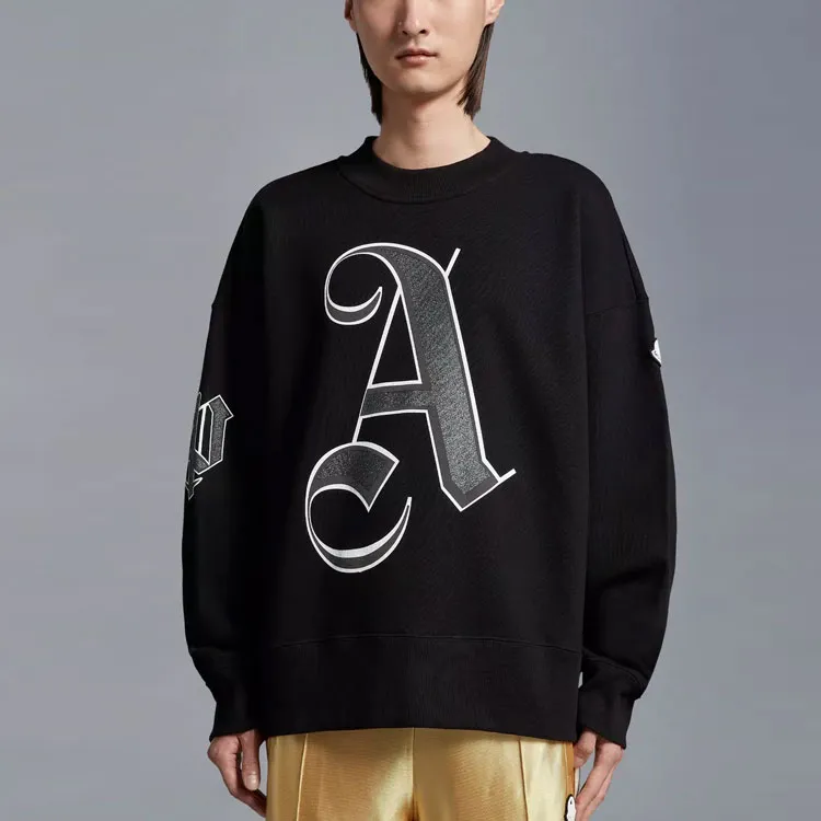 Palm Angels X Moncler Sweatshirts Unisex Black-2