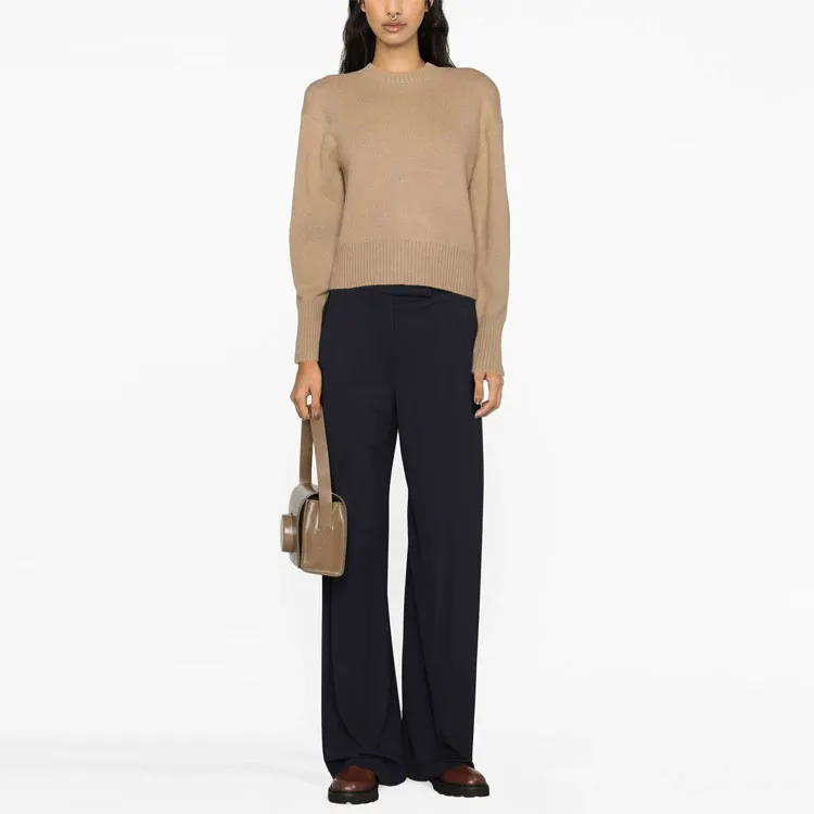 VINCE Crew-neck Wool-blend Jumper-1