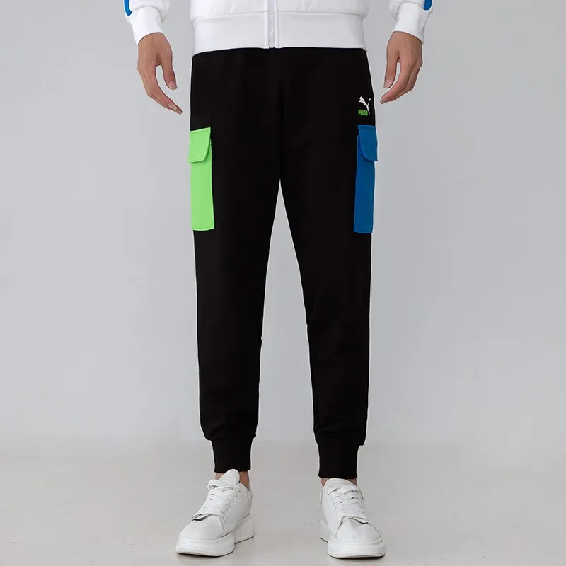 PUMA CLSX Knitted Sweatpants Men's Black-2
