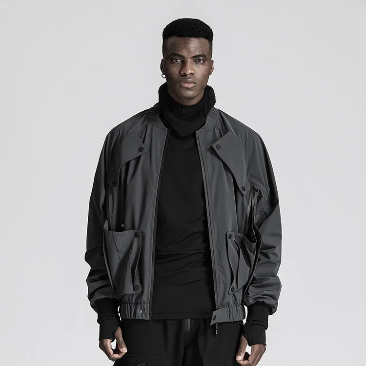 NORVINCY British Urban Techwear Crew Neck Jacket Unisex-11