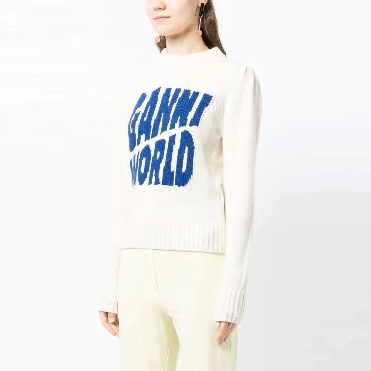 GANNI Sweaters Women's White-3