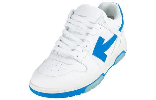 OFF-WHITE Out Of Office Skateboard Shoes Men Low-Top White/Blue