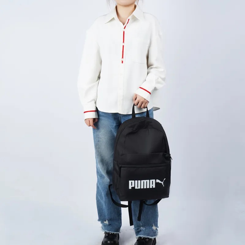 PUMA Fabric Backpack Regular Unisex Pure Black-2