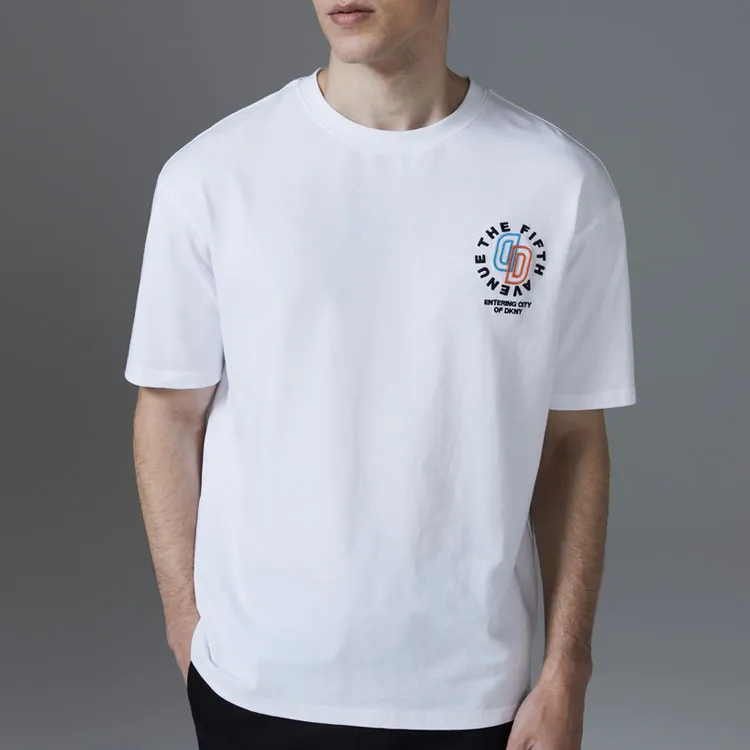 DKNY T-Shirts Men White-4