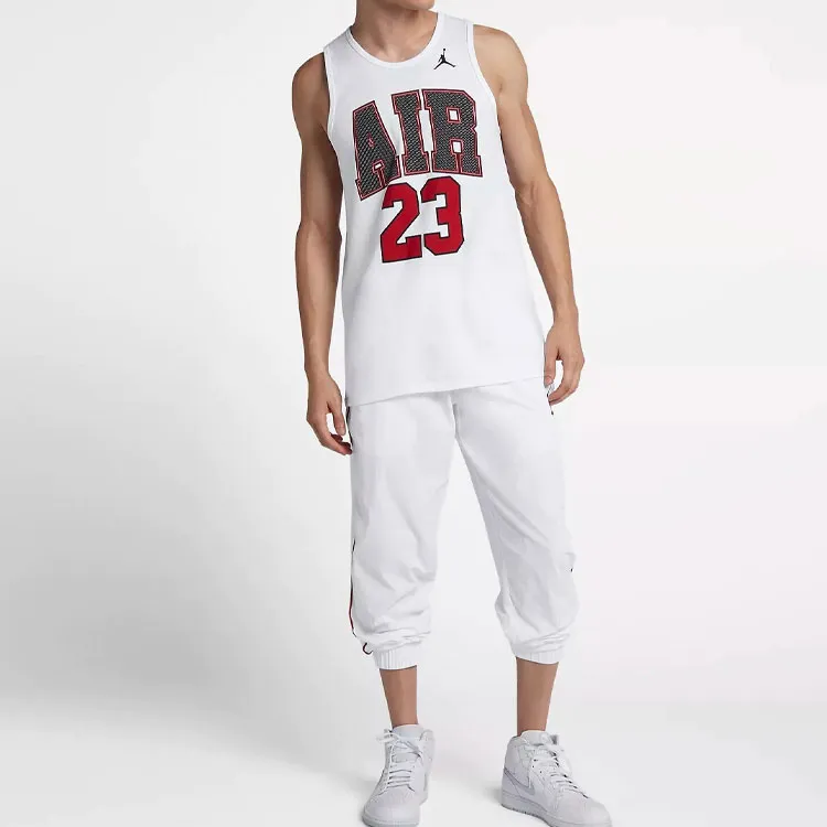 Jordan Sportswear Air 23 Basketball Jersey Men's White-1
