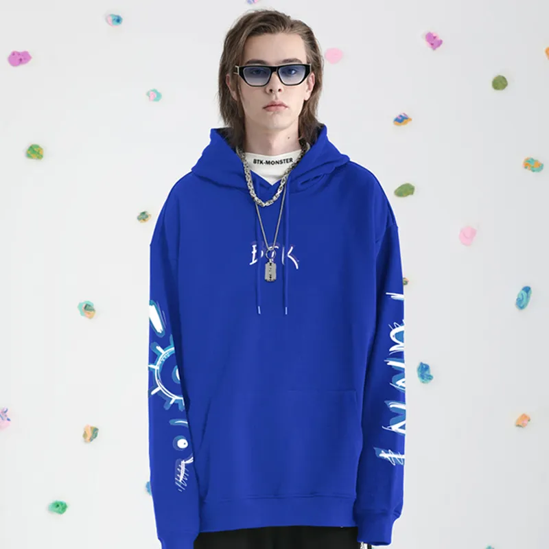 BTK Hooded Loose Fit Sweatshirt Unisex-11