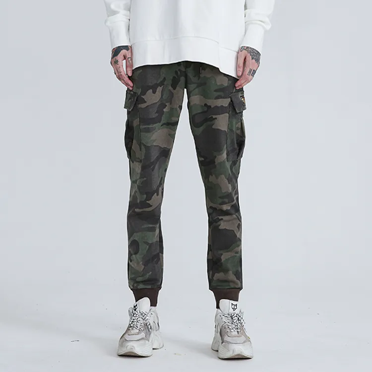 MIRACLE KILL Jogger Casual Pants Unisex Army Green Camouflage-8