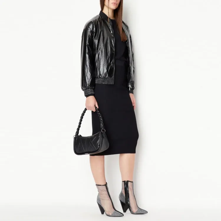 ARMANI EXCHANGE Casual Long Skirts Women's Black-3