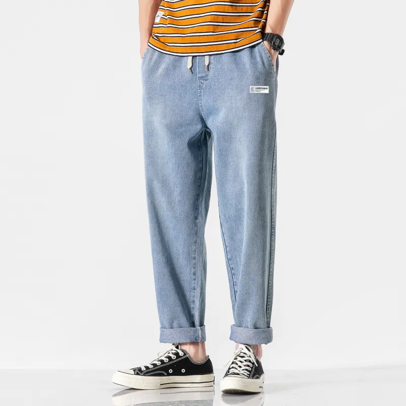 CASTERWEAR SS22 Straight Thin Jeans Fall Unisex Light Blue-2