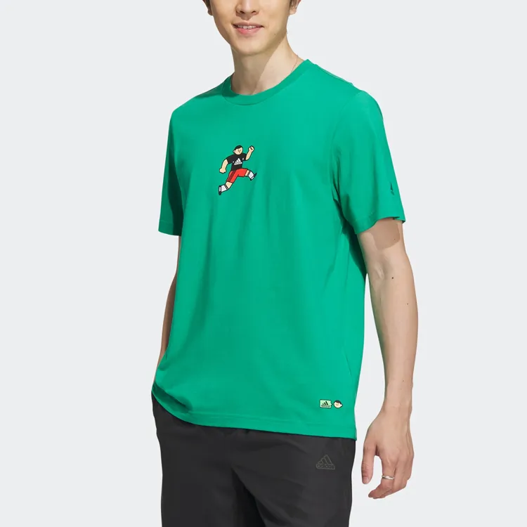 Adidas T Shirt Men's Lawn Green-1