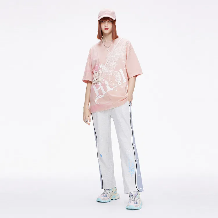 Boy London FW21 Straight Elbow Length Sleeved T Shirt Unisex Pink-2