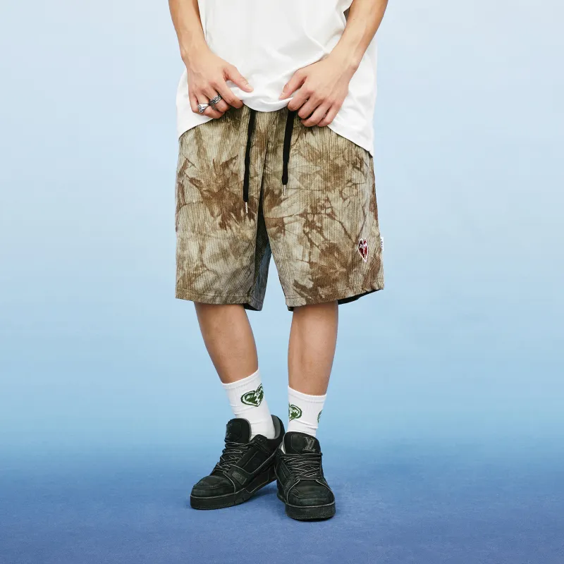 A11SLAVE Loose Fit Shorts Unisex Desert Yellow-3