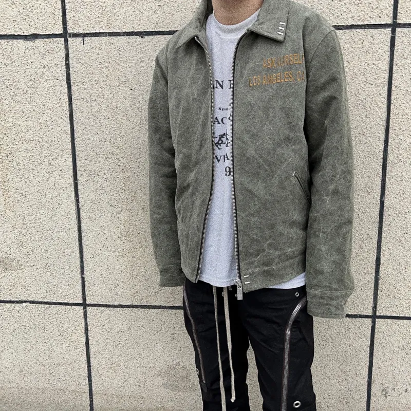 Askyurself Jacket Unisex Army Green-4