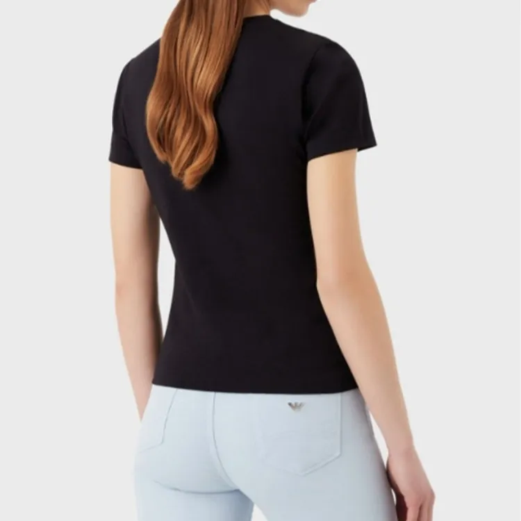 EMPORIO ARMANI T Shirts Women's Navy Blue-2