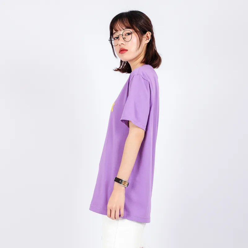 MLB Set in Sleeve T Shirt Unisex Purple-3