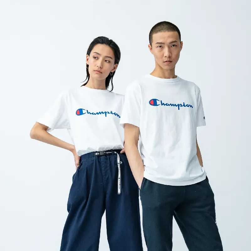 Champion T Shirt Japan Version Unisex White-2