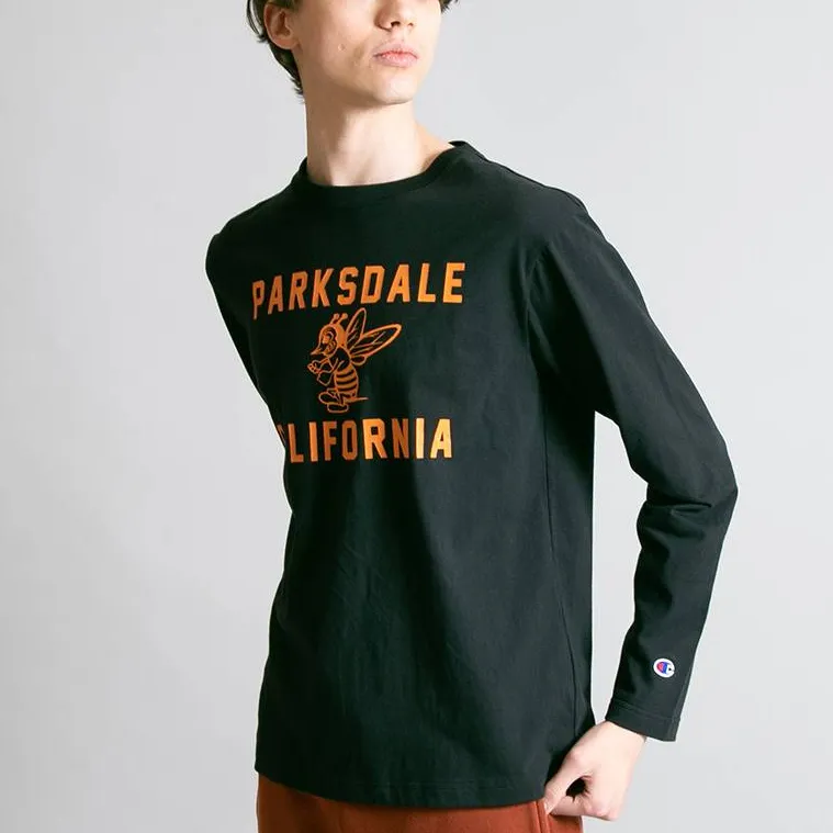 Champion Long Sleeved T Shirt Men's-7