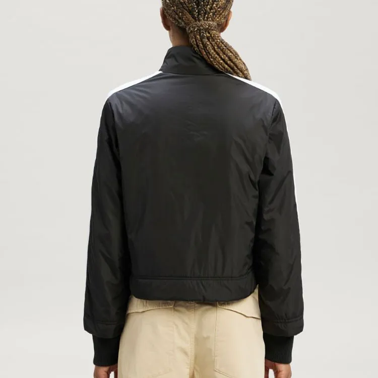 PALM ANGELS Lightweight Cropped Puffer Jacket Black-2