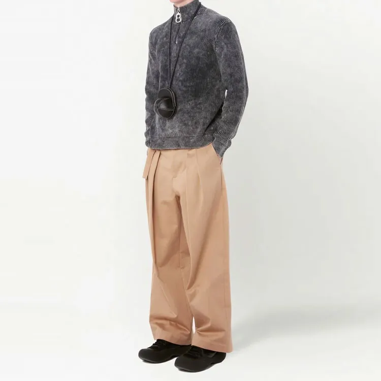 JW Anderson Wide-leg Pleat-detail Trousers-3