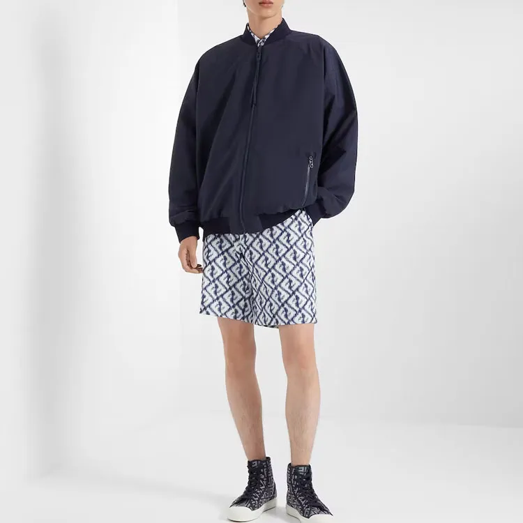 FENDI All Over Ff Printed Zipped Bomber Jacket-3