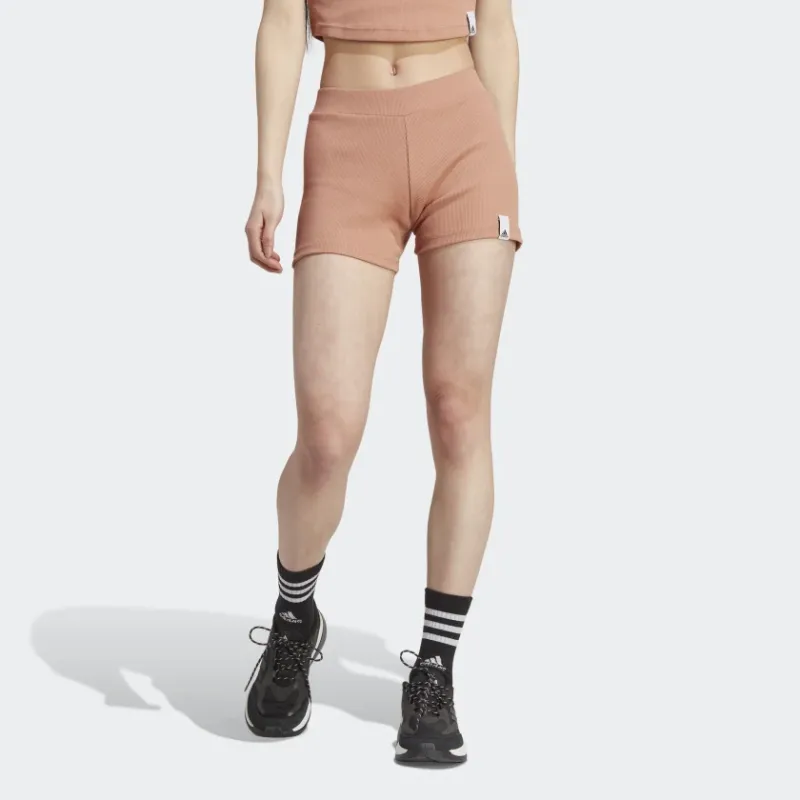 Adidas Lounge Casual Shorts Women's Clay Orange-1