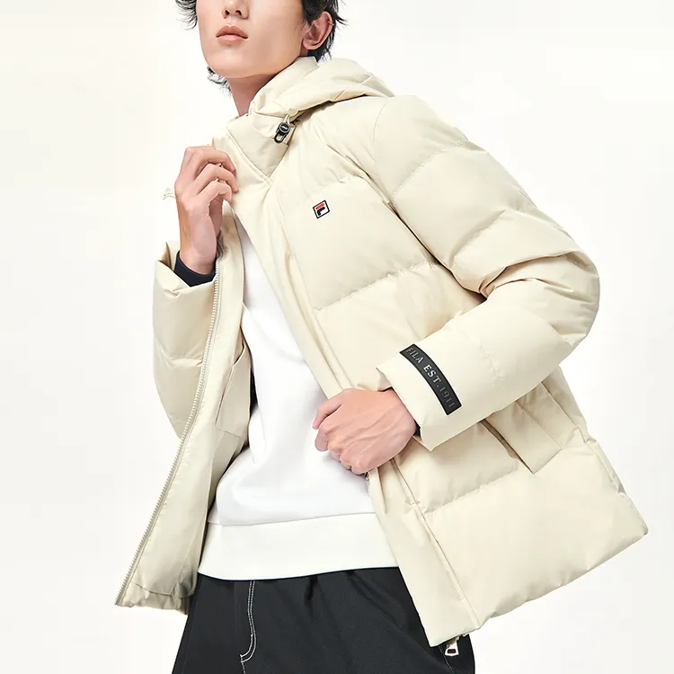 FILA Down Jacket Men's Light Green-4