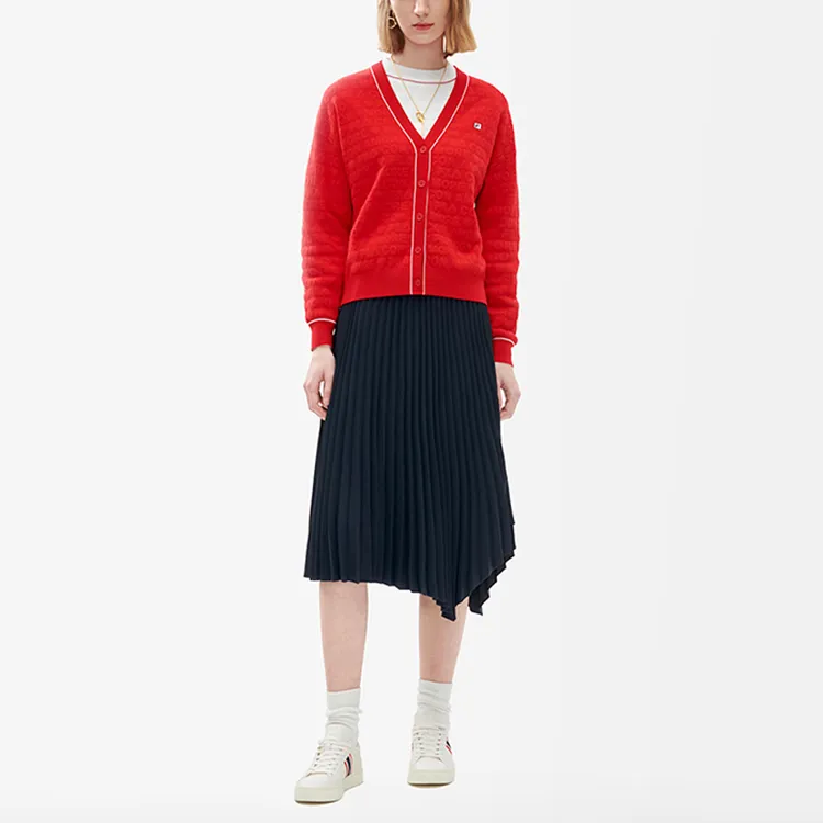 FILA Casual Long Skirts Women's Legend Blue-3