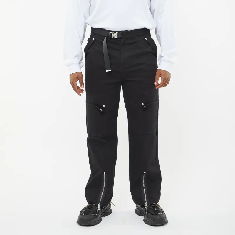 FANBIOU SS22 Casual Pants Unisex Black-2