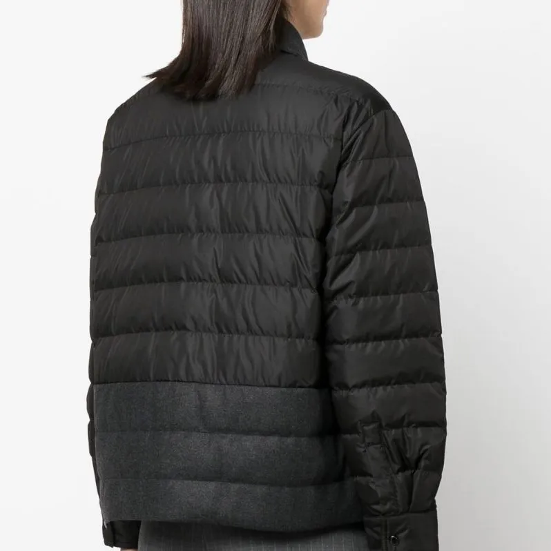 Moncler Women's Padded Over Shirt Black-3