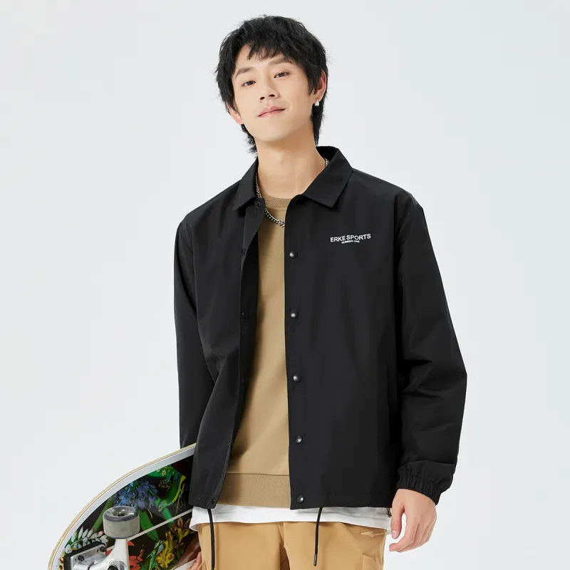 Erke Jackets Men Jet Black-2