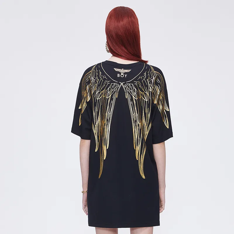 Boy London Short Sleeved Dress Women's Black-2