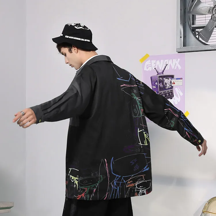 GENANX Shirts Unisex Black Gray Color-3
