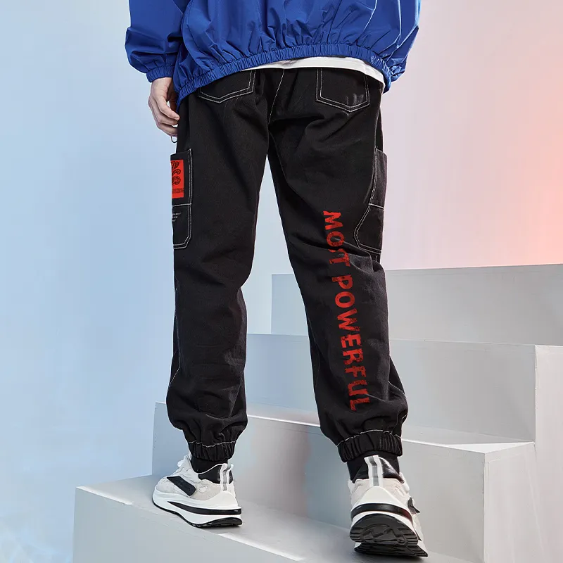 SANSYAS Jogger Jeans Unisex Black-3