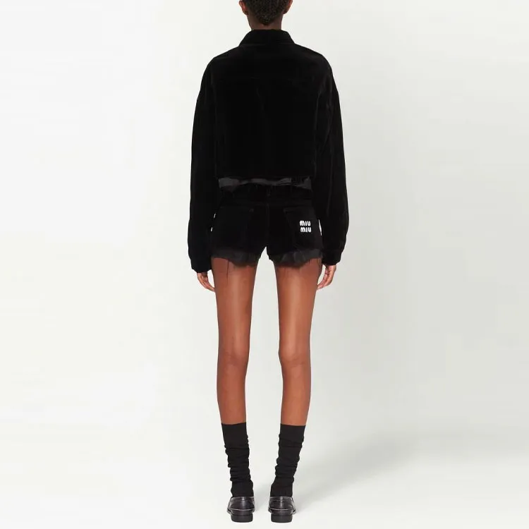 MIU MIU SS23 Casual Shorts Women's Black-3
