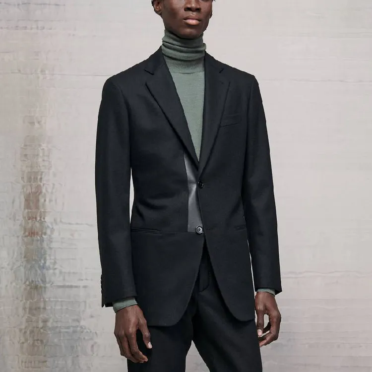 HERMES Business Suits Men Black-1