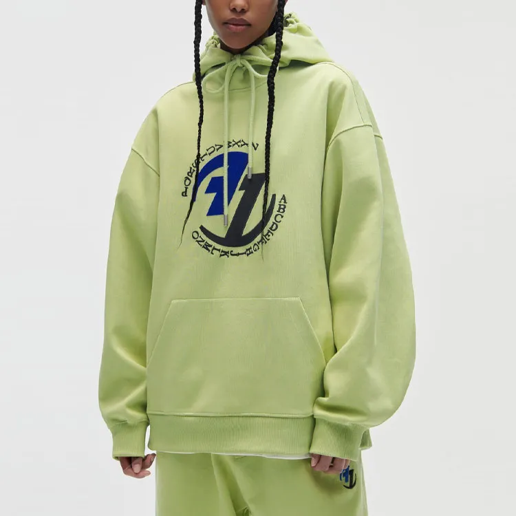 Zara X ADER ERROR Sweatshirts Unisex Light Green-4