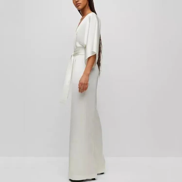 HUGO BOSS SS23 Jumpsuit Women's White-3