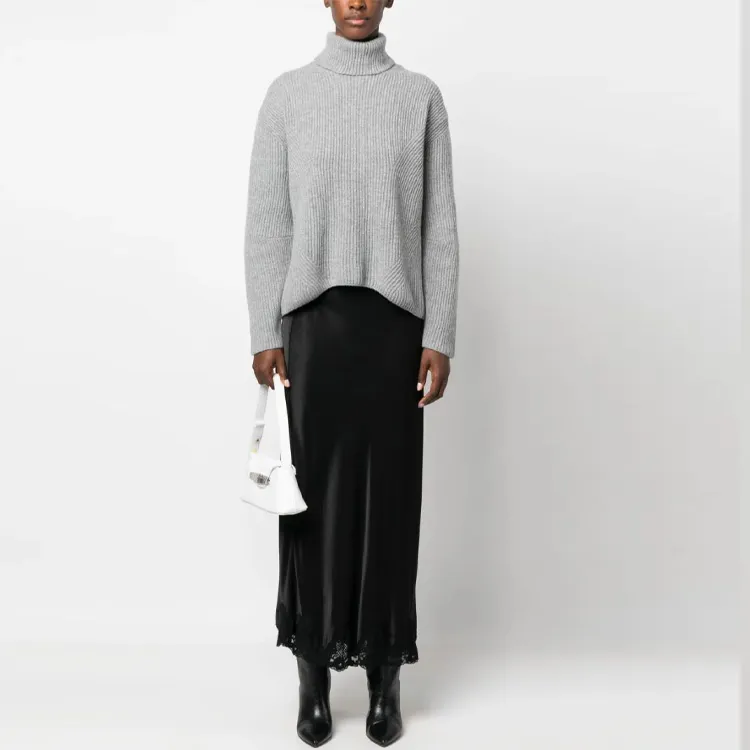 PINKO Ribbed Turtleneck Jumper-1